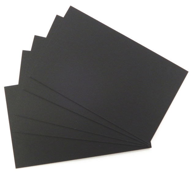 2931 PPLS 【ポップカードシリーズ】 POP 黒 メッセージカード 無地 200枚