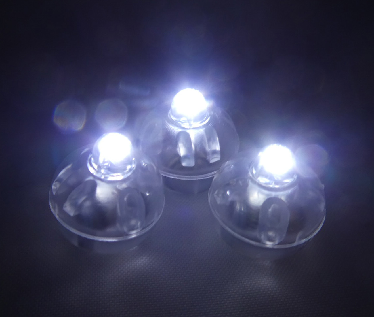 4011 PPLS 超小型LEDバルーンライト 電池内蔵 丸型ミニライト 常時点灯タイプ ホワイト 40個入