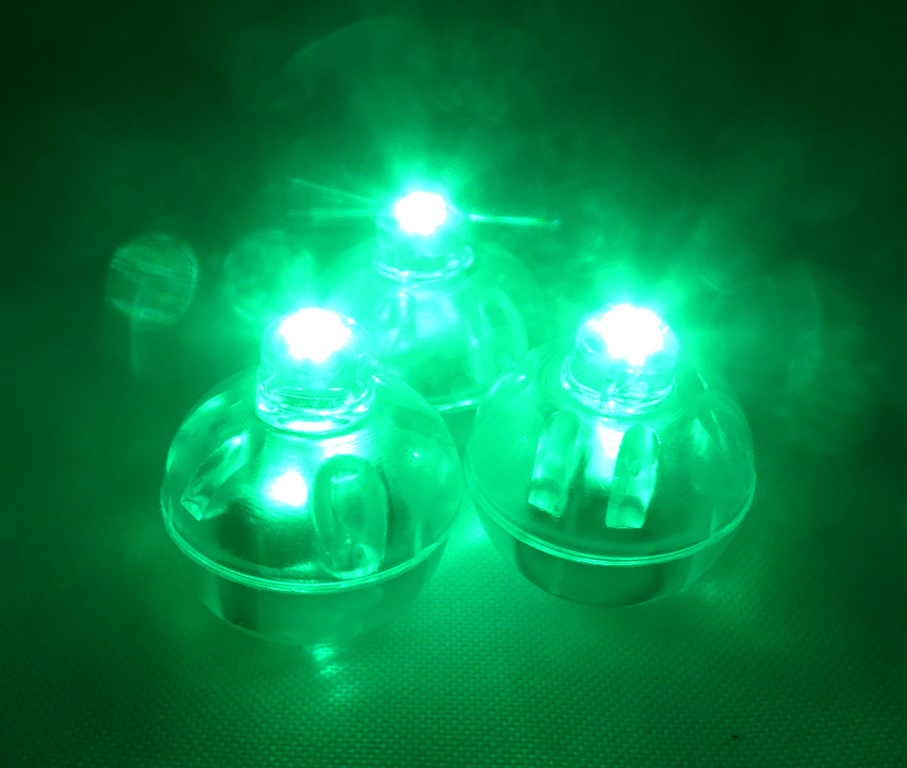 4016 PPLS 超小型LEDバルーンライト 電池内蔵 丸型ミニライト 常時点灯タイプ グリーン 40個入