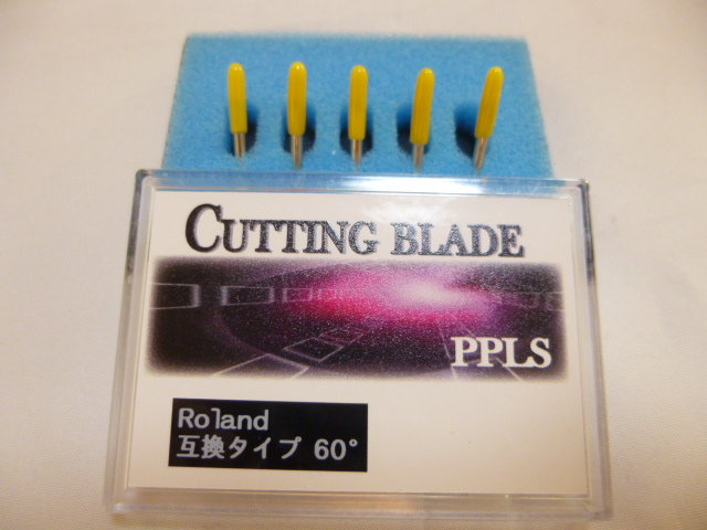 598 PPLS Roland カッティングブレード 互換品 60° 超硬刃 刃先太 5本