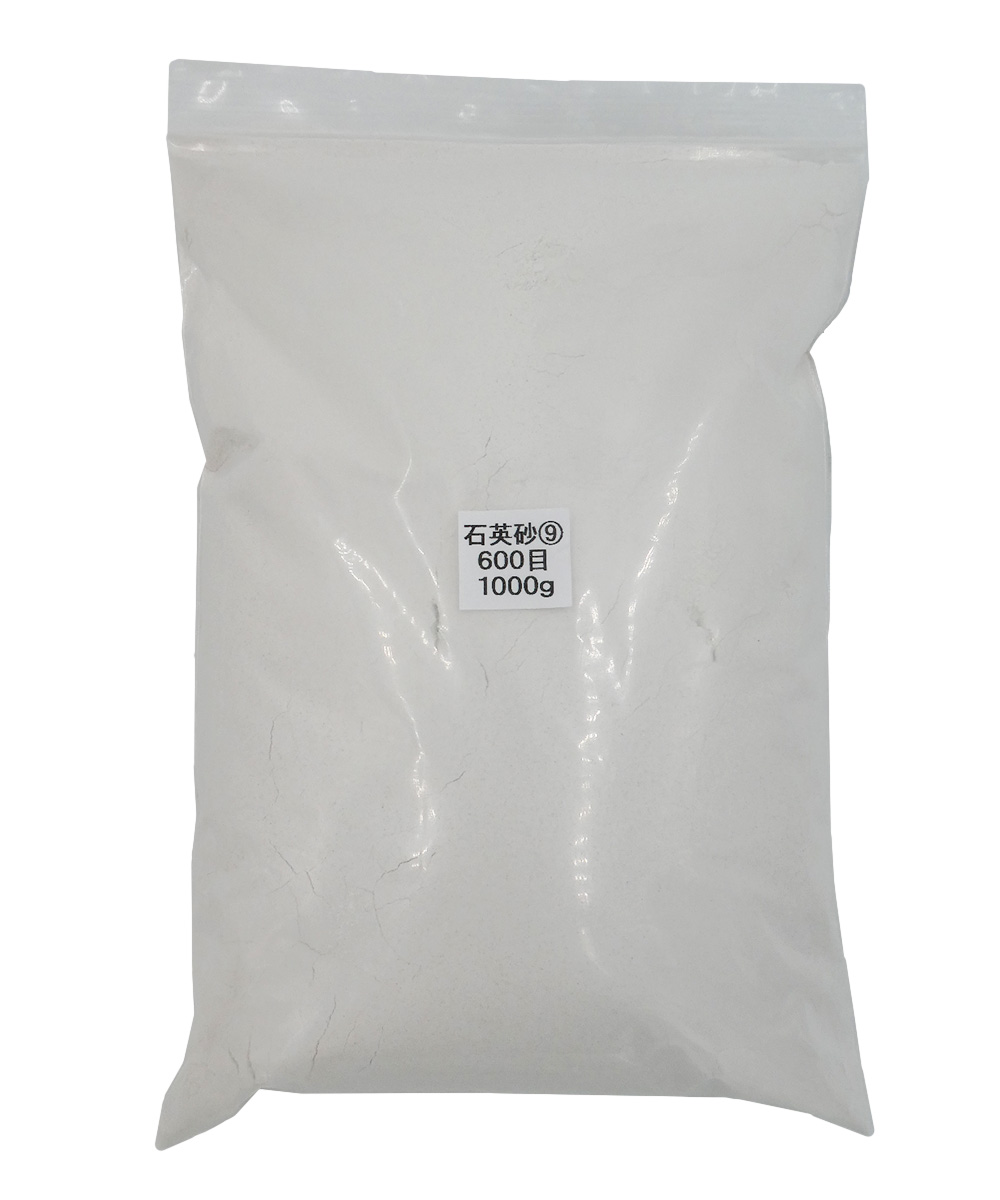 4117 PPLS 石英砂 石英粉 高純度クォーツ 微粉末 塗料 陶磁器 鋳造 耐火材 600目 1000g