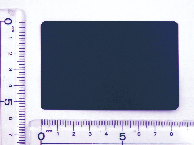 3426 PPLS PVCカード 5.4×8.5cm ブラック 0.5mm厚 100枚